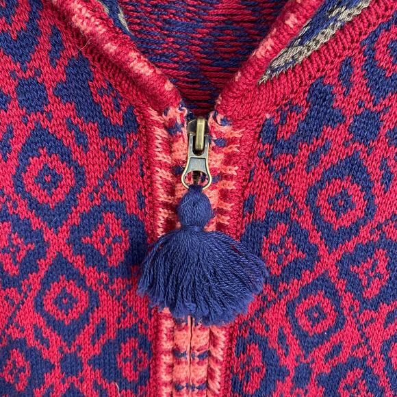 Sahalie Cardigan Women’s Large Aztec Southwest Western Fall Cowgirl Lagenlook - Picture 5 of 9